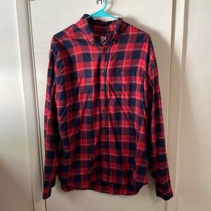 Goodfellow XL flannel red